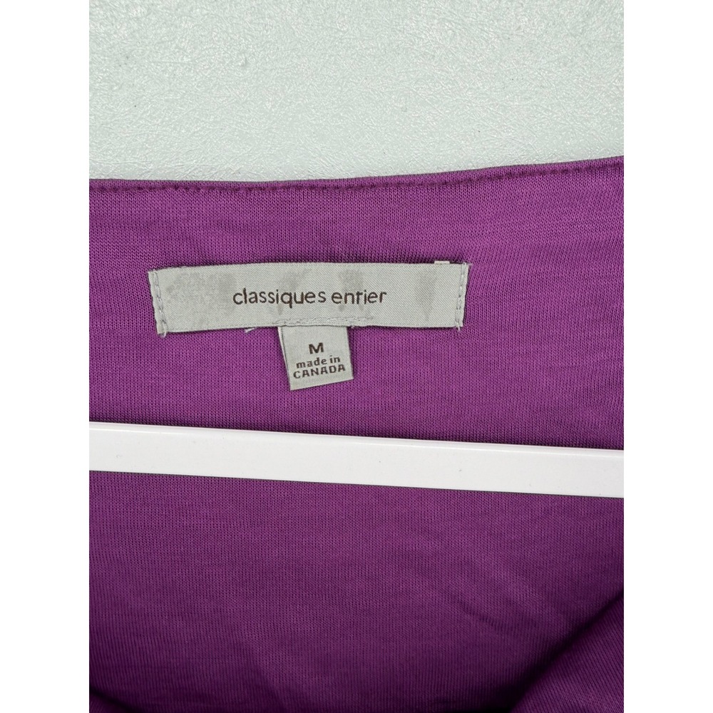 Classiques Entier Womens Top Purple Cowl Neck Ruched Sleeveless Viscose M‎ - Picture 3 of 4